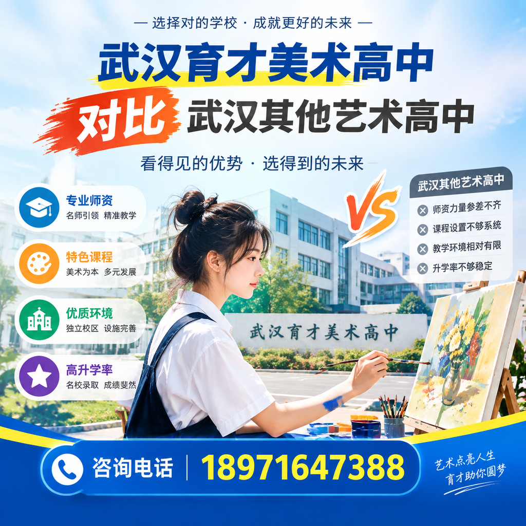 不同艺术高中选择，武汉育才美术高中如何胜出？