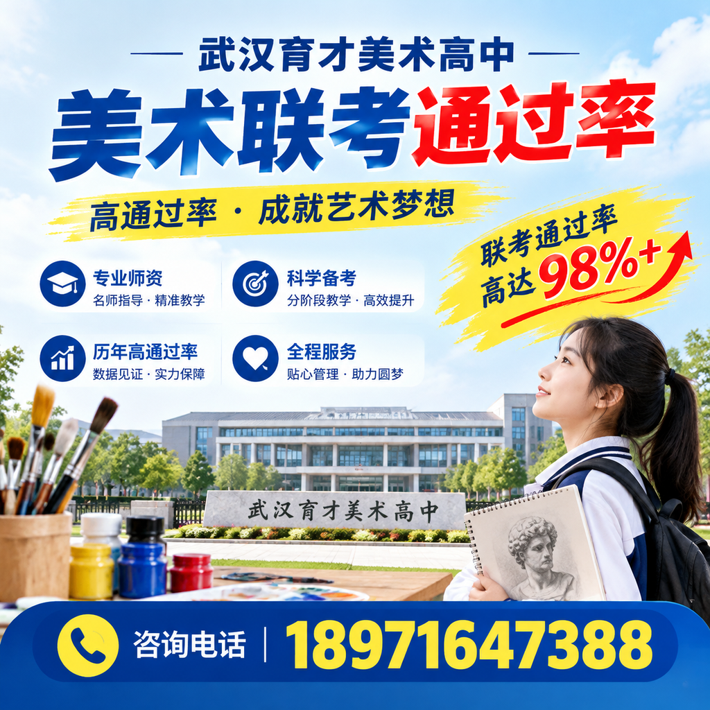 美术联考通过率分析:武汉育才美术高中的优势