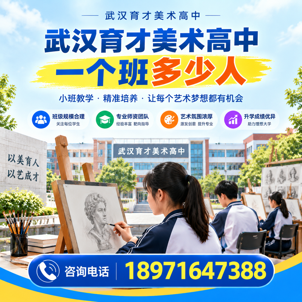 选择武汉育才美术高中之前,你需要了解的班级人数