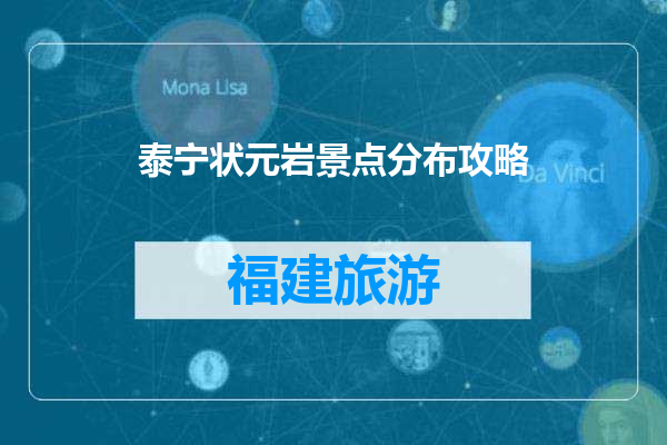 泰宁状元岩景点分布攻略