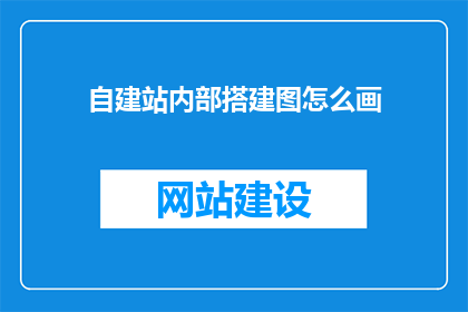 自建站内部搭建图怎么画(如何高效自建网站并精确绘制内部架构图？)